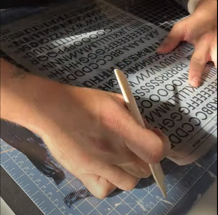 Letraset stickers