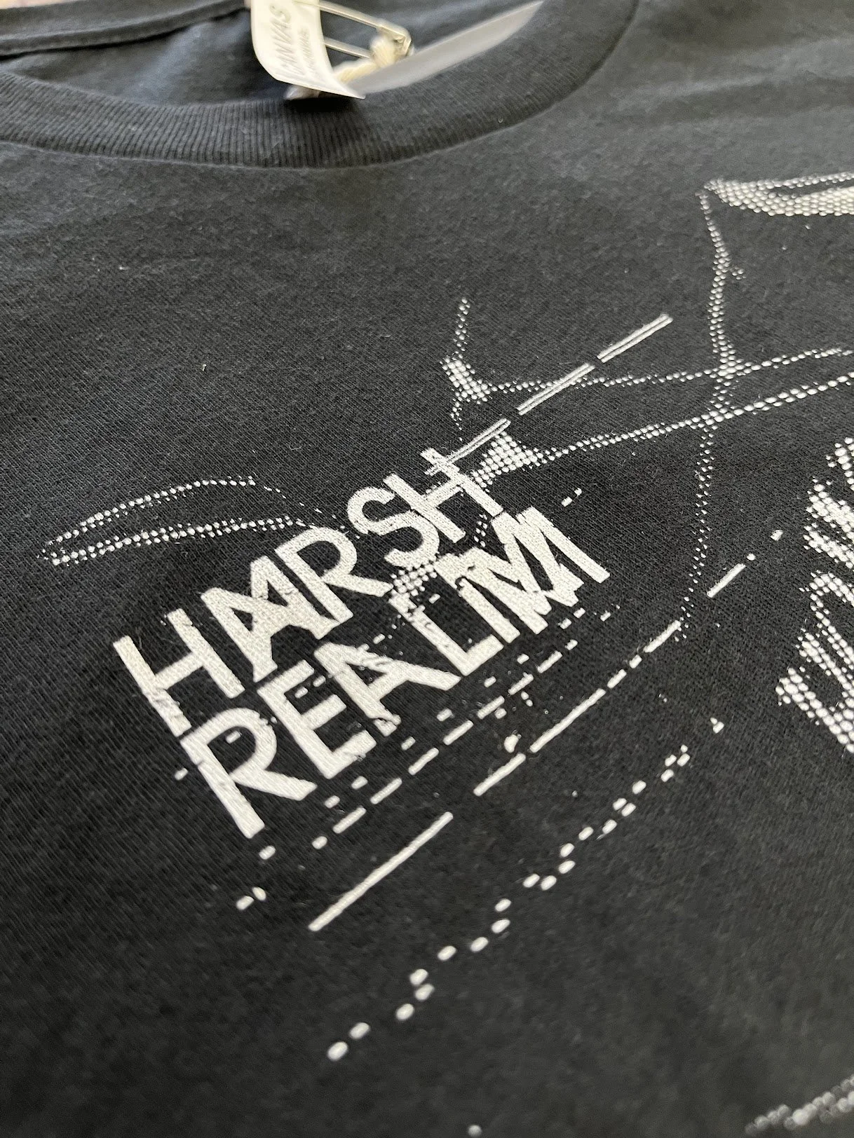 Harsh Realm shirt close-up